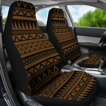Load image into Gallery viewer, Brown and Black Tribal Car Seat Covers Seat Protectors