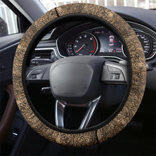 Load image into Gallery viewer, Faux Tooled Leather Steering Wheel Cover