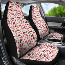 Load image into Gallery viewer, Pink and Red Cherry Pattern Cherries on Light Background Car Seat Covers Set