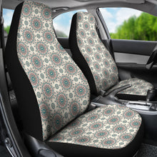 Load image into Gallery viewer, Cream With Mandalas Boho Hippie Pattern Car Seat Covers