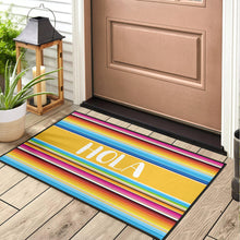 Load image into Gallery viewer, Hola serape style design doormat