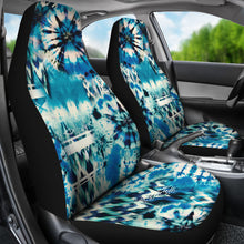 Load image into Gallery viewer, Blue Green Tie Dye Pattern Car Seat Covers