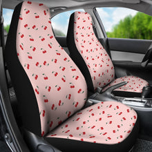 Load image into Gallery viewer, Pink With Red Cherry Pattern Car Seat Covers Set