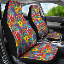 Load image into Gallery viewer, Colorful Abstract Flower Pattern Car Seat Covers