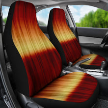 Load image into Gallery viewer, Red, Yellow, Orange Tie Die Print Car Seat Covers, Seat Protectors