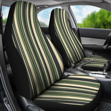 Load image into Gallery viewer, Tuscan Earth Tone Natural Colored Striped Car Seat Covers