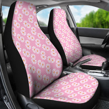 Load image into Gallery viewer, Pink With Daisy Flower Pattern Car Seat Covers Set