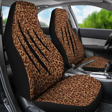 Load image into Gallery viewer, Leopard Print With Claw Marks Car Seat Covers Set
