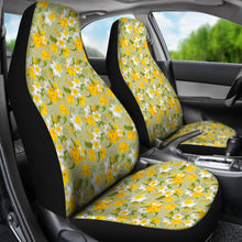 Load image into Gallery viewer, Light Green With Daffodils Car Seat Covers