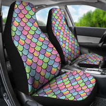 Load image into Gallery viewer, Rainbow Mermaid Scales Car Seat Covers Protectors
