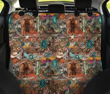 Load image into Gallery viewer, Large Funky Western Pattern Pet Hammock Back Seat Cover For Pets