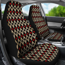 Load image into Gallery viewer, Antique Playing Card Suits Pattern Car Seat Covers Seat Protectors
