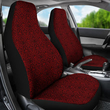 Load image into Gallery viewer, Red and Black Crossbones Pattern Car Seat Covers