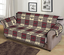 Load image into Gallery viewer, Fall Color Bear Plaid Sofa