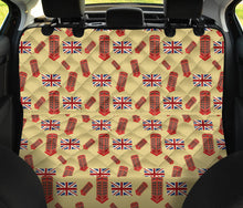 Load image into Gallery viewer, Phone Booth Union Jack Pattern Pet Seat Cover Dog Hammock