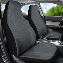 Load image into Gallery viewer, Gray Snake Skin Reptile Scales Car Seat Covers