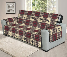 Load image into Gallery viewer, Fall Color Bear Plaid Sofa