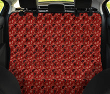 Load image into Gallery viewer, Dark Red Bandana Pet Hammock Paisley Pattern Back Seat Cover For Dogs