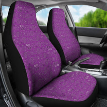 Load image into Gallery viewer, Purple Paisley Seat Covers