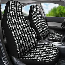 Load image into Gallery viewer, Gray, Black and White Boho Arrow Pattern Car Seat Covers