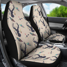 Load image into Gallery viewer, Boho Deer Feathers and Arrows Car Seat Covers Tan