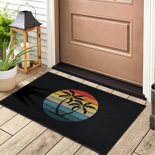 Load image into Gallery viewer, Palm Trees Retro Sunset Doormats