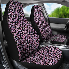 Load image into Gallery viewer, Black With Pink Crystals Car Seat Covers