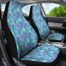 Load image into Gallery viewer, Teal and Purple Mermaid Scales Car Seat Covers Protectors