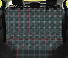 Load image into Gallery viewer, Gray, Red and White Plaid Back Seat Cover For Pets