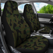 Load image into Gallery viewer, Camo Green Brown and Black Camouflage Car Seat Covers Seat Protectors
