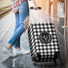 Load image into Gallery viewer, V Luggage Cover Buffalo Plaid