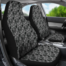 Load image into Gallery viewer, Gray Paisley Bandana Print Car Seat Covers Set
