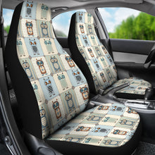 Load image into Gallery viewer, Patchwork Style Owl Pattern Car Seat Covers