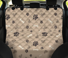 Load image into Gallery viewer, Brown Dog Love Pattern Back Seat Cover For Pets