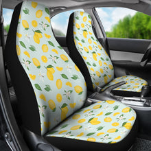 Load image into Gallery viewer, Minty Lemon Pattern Car Seat Covers Set