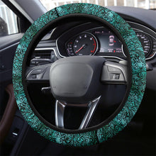 Load image into Gallery viewer, Faux Tooled Leather Steering Wheel Cover
