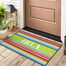 Load image into Gallery viewer, Hola serape style design doormat