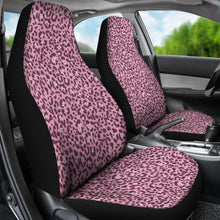 Load image into Gallery viewer, Pink Leopard Print Car Seat Covers Leopard Skin