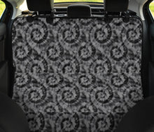 Load image into Gallery viewer, Black Gray Tie Dye Pet Car Seat Cover For Back Seat