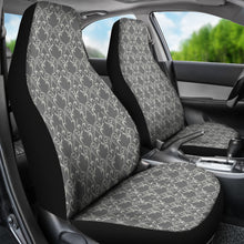 Load image into Gallery viewer, Gray Damask Car Seat Covers Seat Protectors