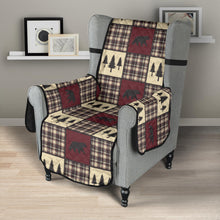 Load image into Gallery viewer, Fall Color Bear Plaid Sofa