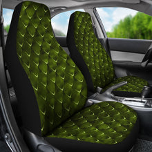 Load image into Gallery viewer, Dragon Scales Car Seat Covers Green Fantasy Mythology