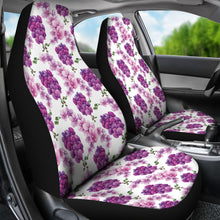 Load image into Gallery viewer, White With Pink and Purple Orchids Car Seat Covers