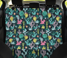Load image into Gallery viewer, Colorful Cactus Pattern Back Seat Cover For Pets