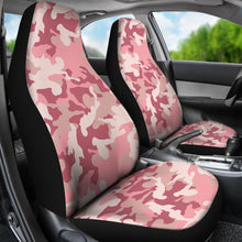 Load image into Gallery viewer, Blush Pink and Rose Camouflage Car Seat Covers Set Camo Seat Protectors