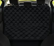 Load image into Gallery viewer, Solid Black Dog Hammock Back Seat Cover For Pets