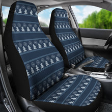 Load image into Gallery viewer, Blue Winter Knit Car Seat Covers Set