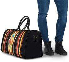 Load image into Gallery viewer, Native American Navajo Serape Style Travel Bag Duffel With Faux Leather Handles