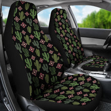 Load image into Gallery viewer, Green, Pink, Cactus Car Seat Covers Set Desert Southwestern