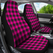 Load image into Gallery viewer, Hot Pink Plaid Car Seat Covers Seat Protectors